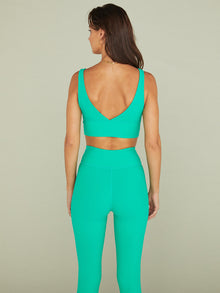 Wrap Sports bra in Melt | Green