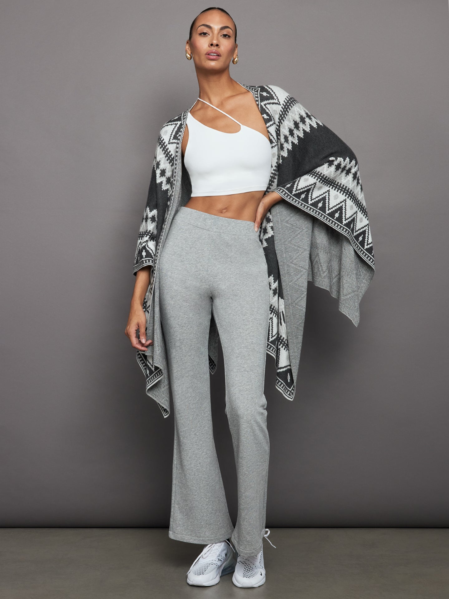 One Shoulder Convertible Bra Top in Melt | White