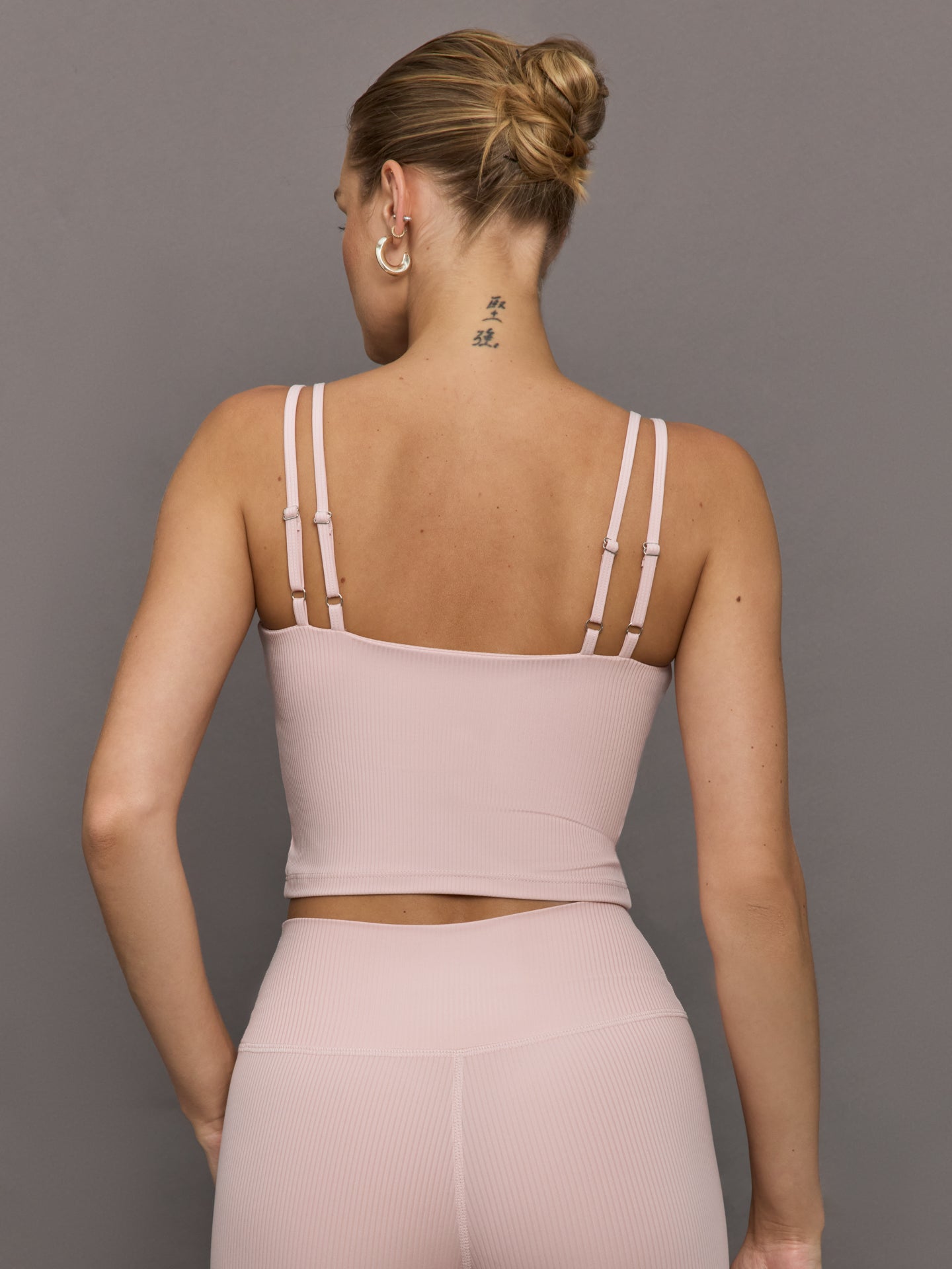 V-Neck Tank in Ribbed Melt | Lotus