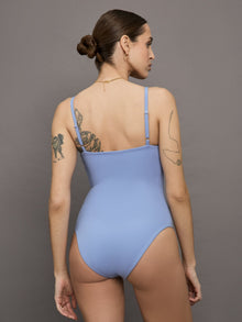 Bodysuit in Ribbed Melt | Hydrangea