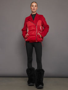 Carbon38 | Blazer Puffer | Haute Red