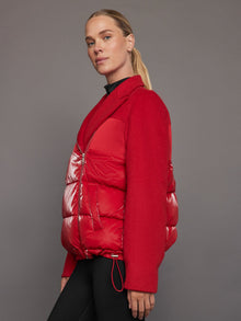 Blazer Puffer | Haute Red