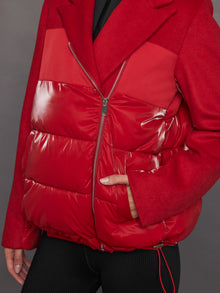 Blazer Puffer | Haute Red