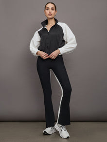 Colorblock Windbreaker | Black / Cloud Dancer