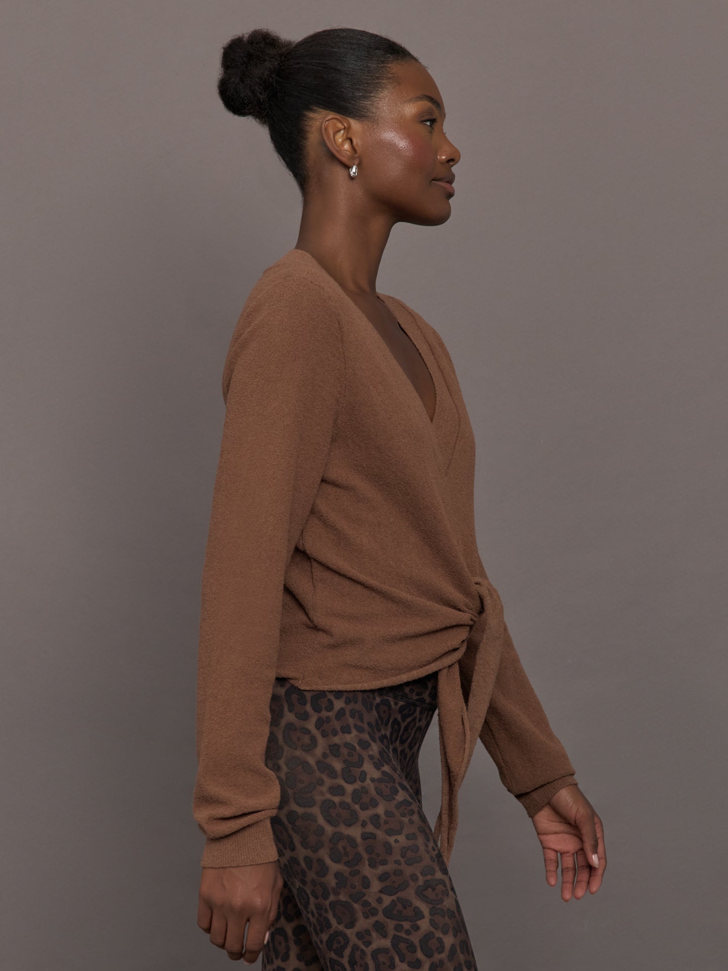 Knot Front Sweater | Cocoa