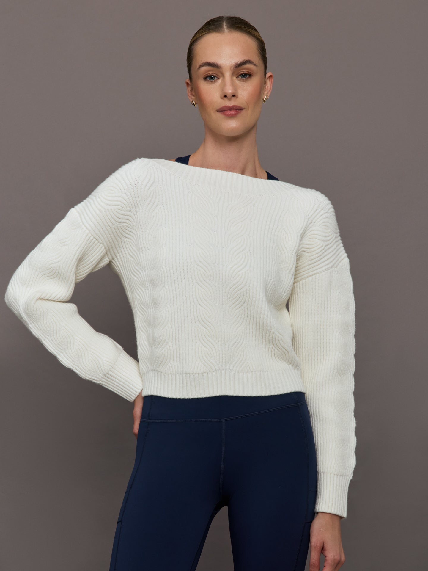Twist Pullover | Ivory