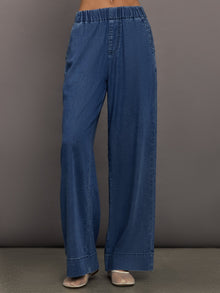 Chambray Pant | Medium Wash
