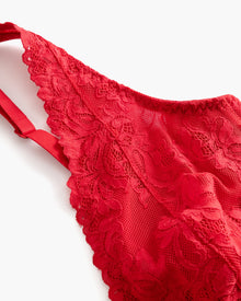 Red Bralette - Carmela Curvy Bralette