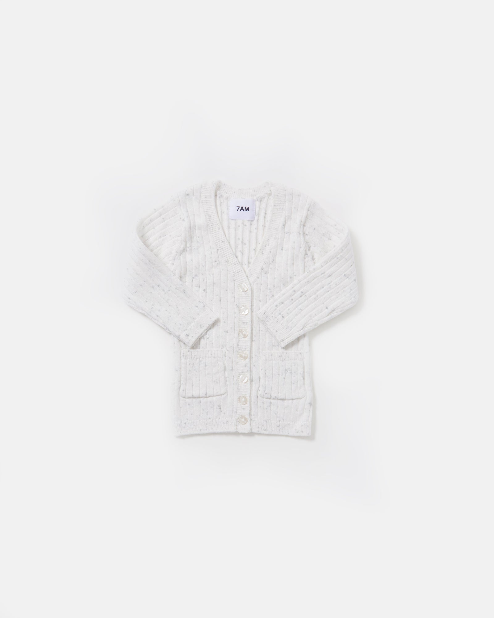 Cardigan - Ribbed | Seashell