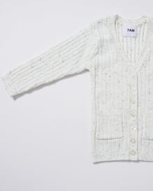 Cardigan - Ribbed | Seashell