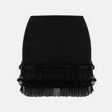 OW Collection CLAIRE Mini Skirt Skirt 121 - Black