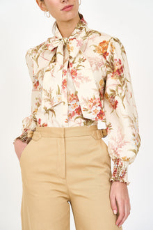 Georgie Blouse | Ivory Brocade