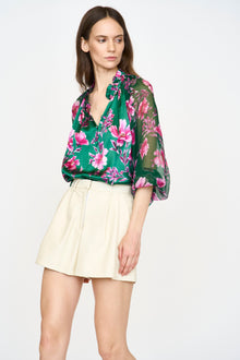 Karla Blouse | Pink Poinsettia