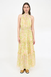 Amanda Dress | Lime Leopard