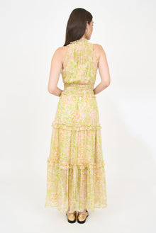 Amanda Dress | Lime Leopard