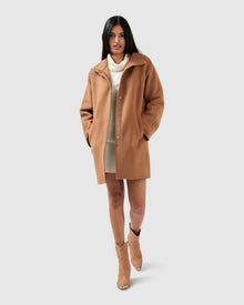 Come On Over Trimmed Coat | Women | Camel