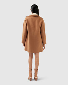 Come On Over Trimmed Coat | Women | Camel