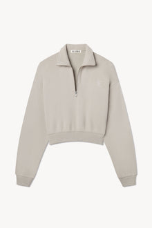 CROPPED HALF-ZIP SWEATSHIRT - ETERNE