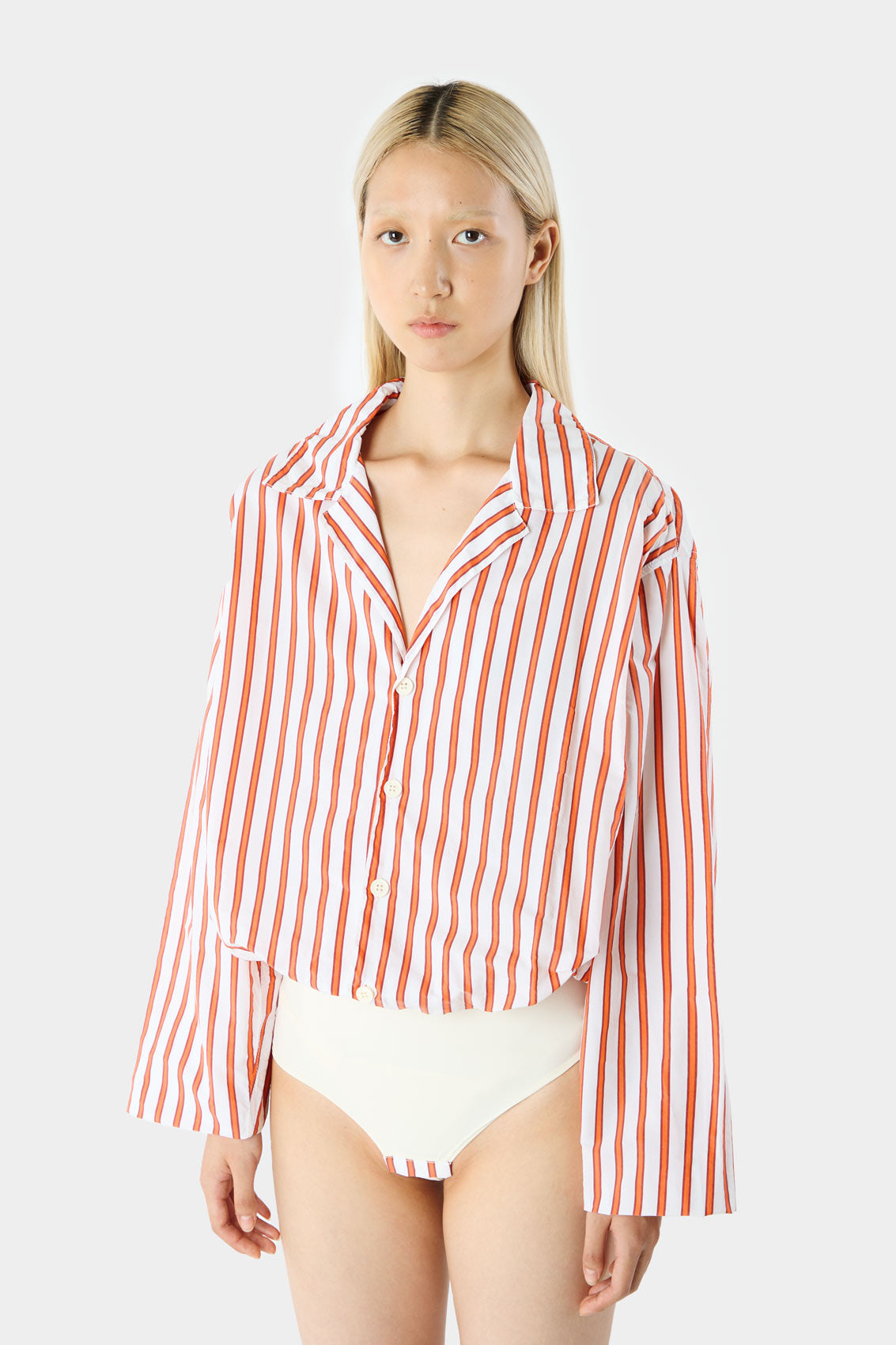 Body Shirt/ | Women | White x Red Stripes