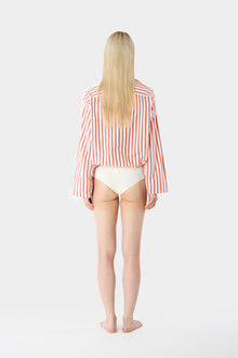 Body Shirt/ | Women | White x Red Stripes