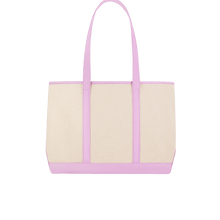 Canvas & Nylon Tote | Grape
