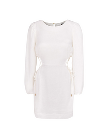 Carina Detail Short Dress | Off White