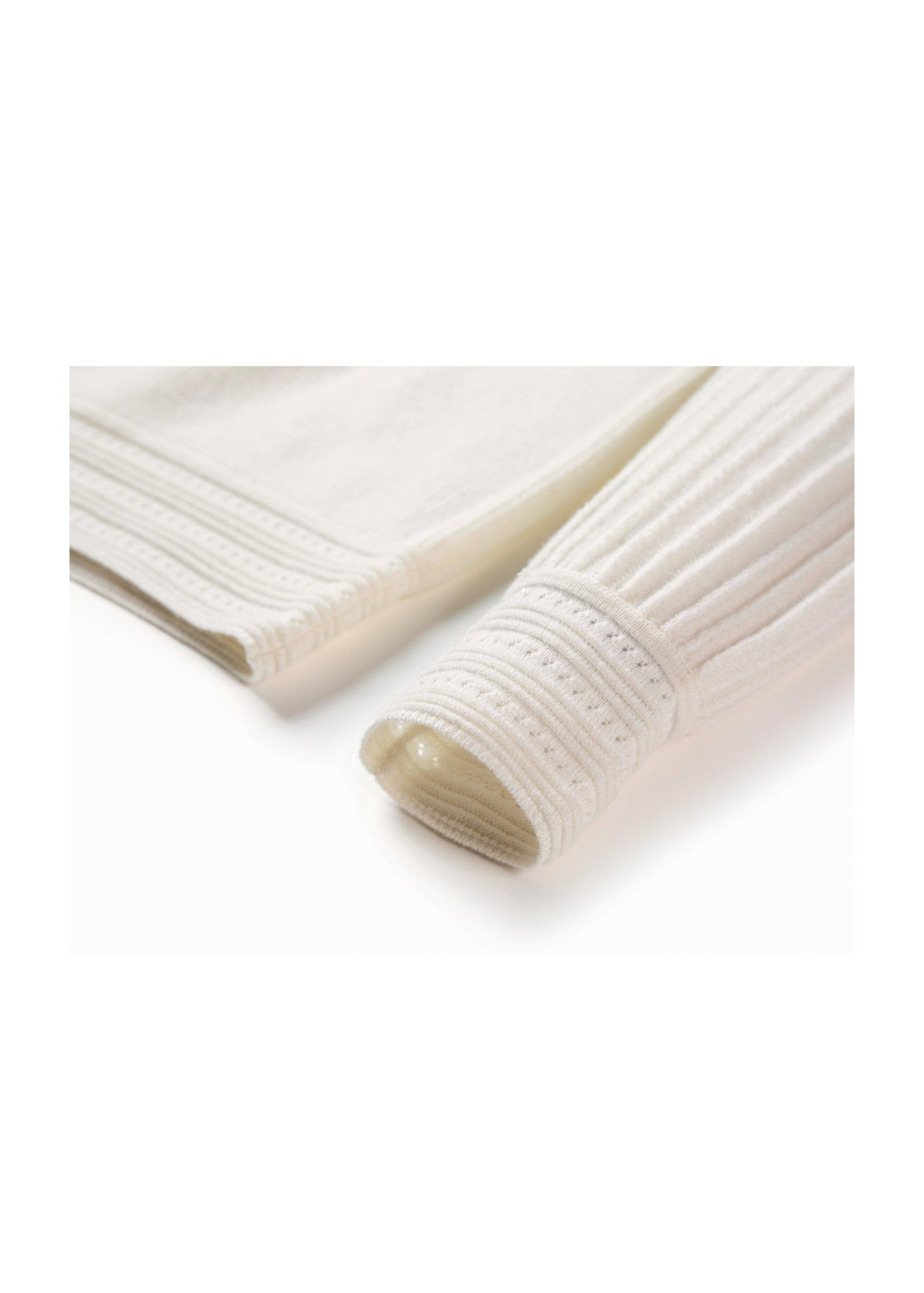Cashmere Knit Top | White