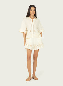 Marlene Top | Antique Creme