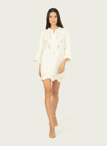 Navia Dress | Antique Creme