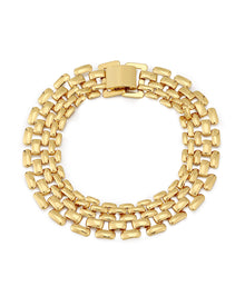 Celine Chain Link Bracelet - Gold | Plated Gold