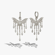 Awe Inspired Earrings 925 Sterling Silver / Pair [WIP] Chandelier Phoenix Drop Earrings