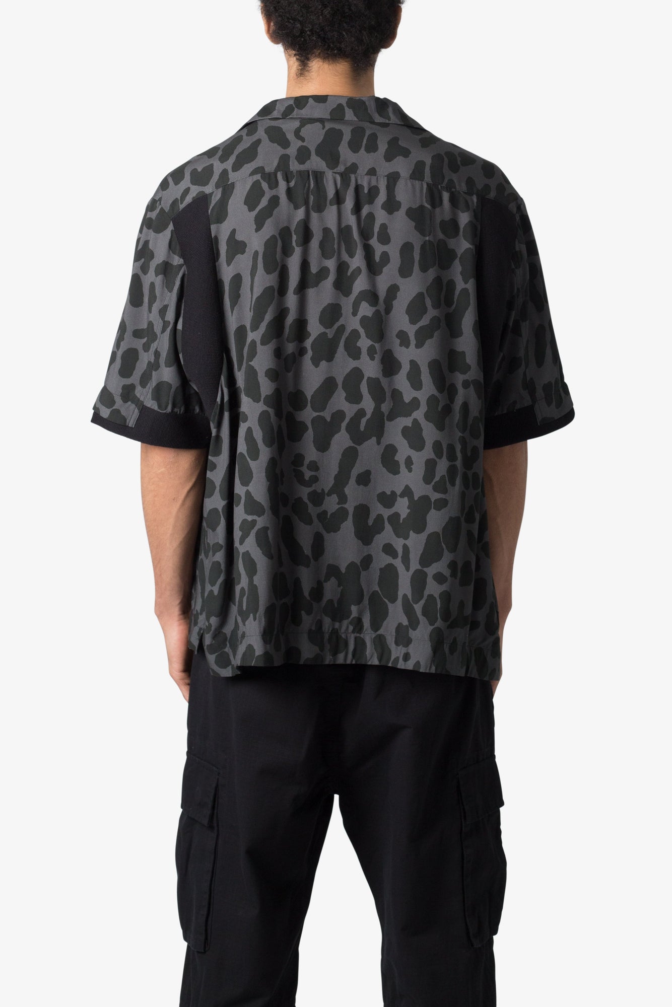 Cheetah Cargo Shirt | Black x Grey