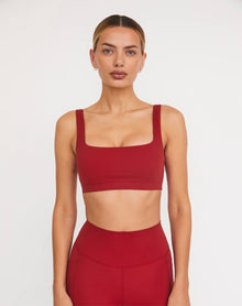 Classic Sports Bra | Cardinal