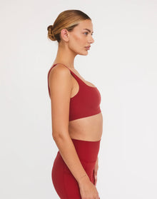 Classic Sports Bra | Cardinal