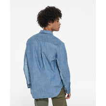 Classic Collar Denim Shirt | Men | Chambray Blue