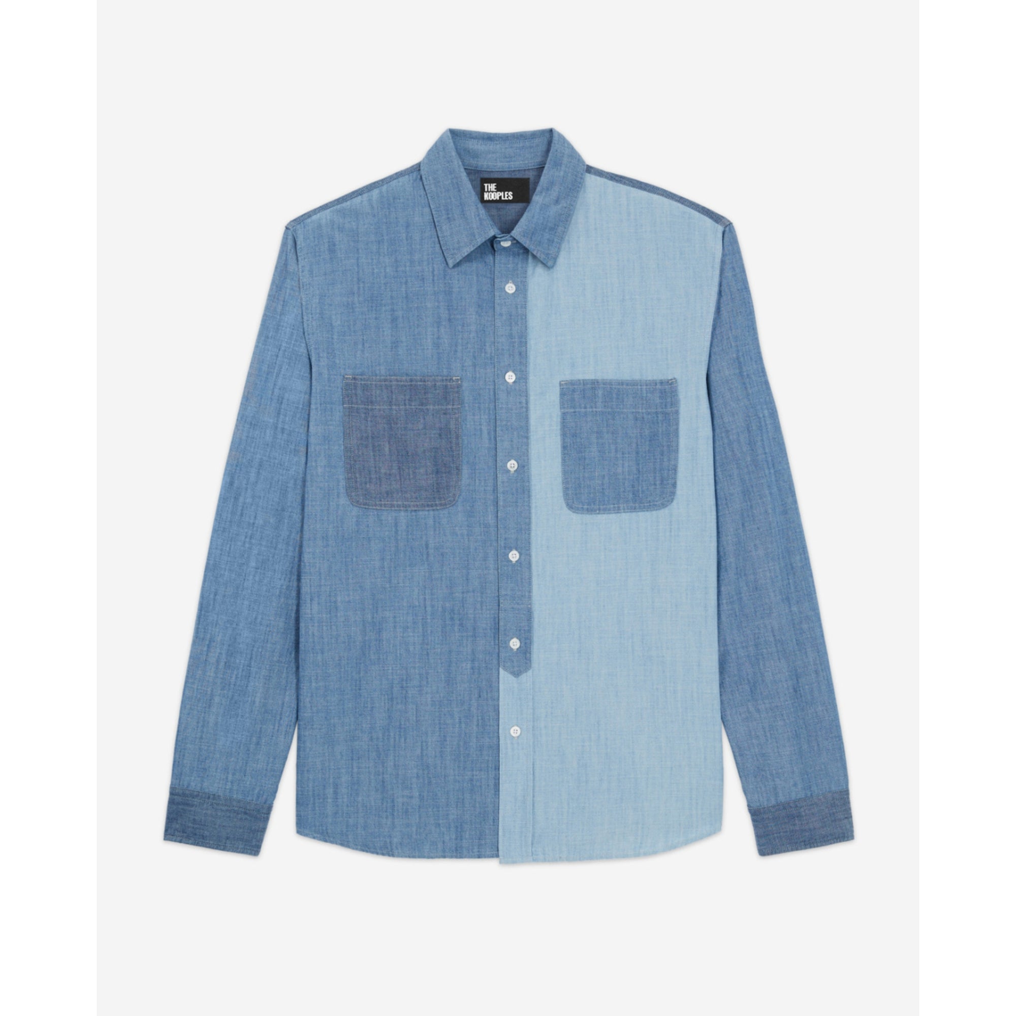 Classic Collar Denim Shirt | Men | Chambray Blue