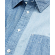 Classic Collar Denim Shirt | Men | Chambray Blue