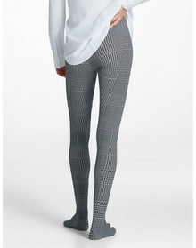 Classic Microfiber Print Tight | Houndstooth Plaid