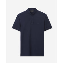 Classic Polo With Officer Collar | Men | Navy