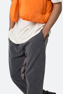 Contrast Bootcut Sweatpants | Vintage Black