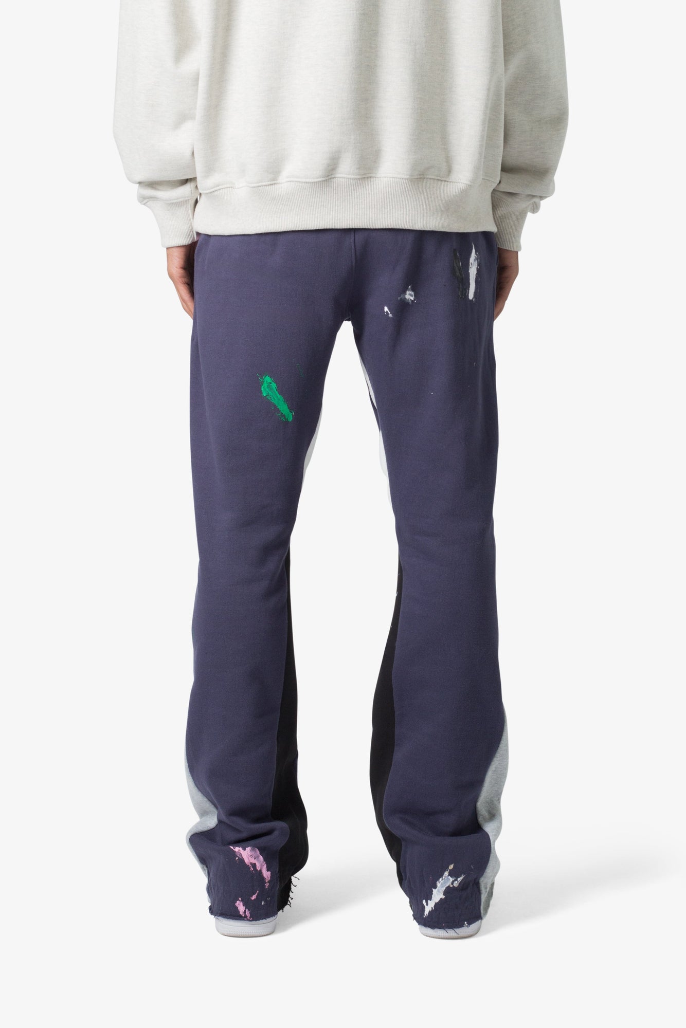 Contrast Bootcut Sweatpants | Vintage Navy