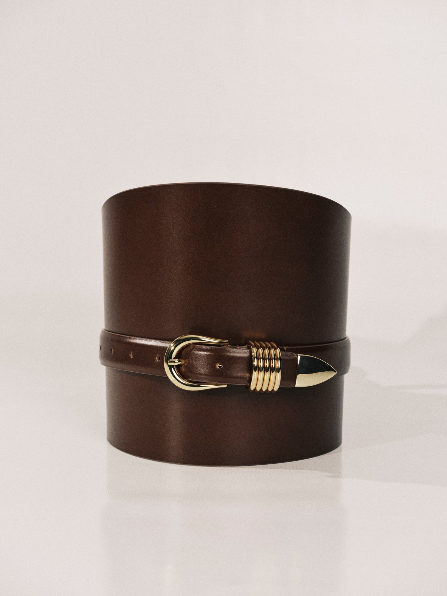 Bodice Belt Deep Brown Gold | Deep Brown & 24K Gold
