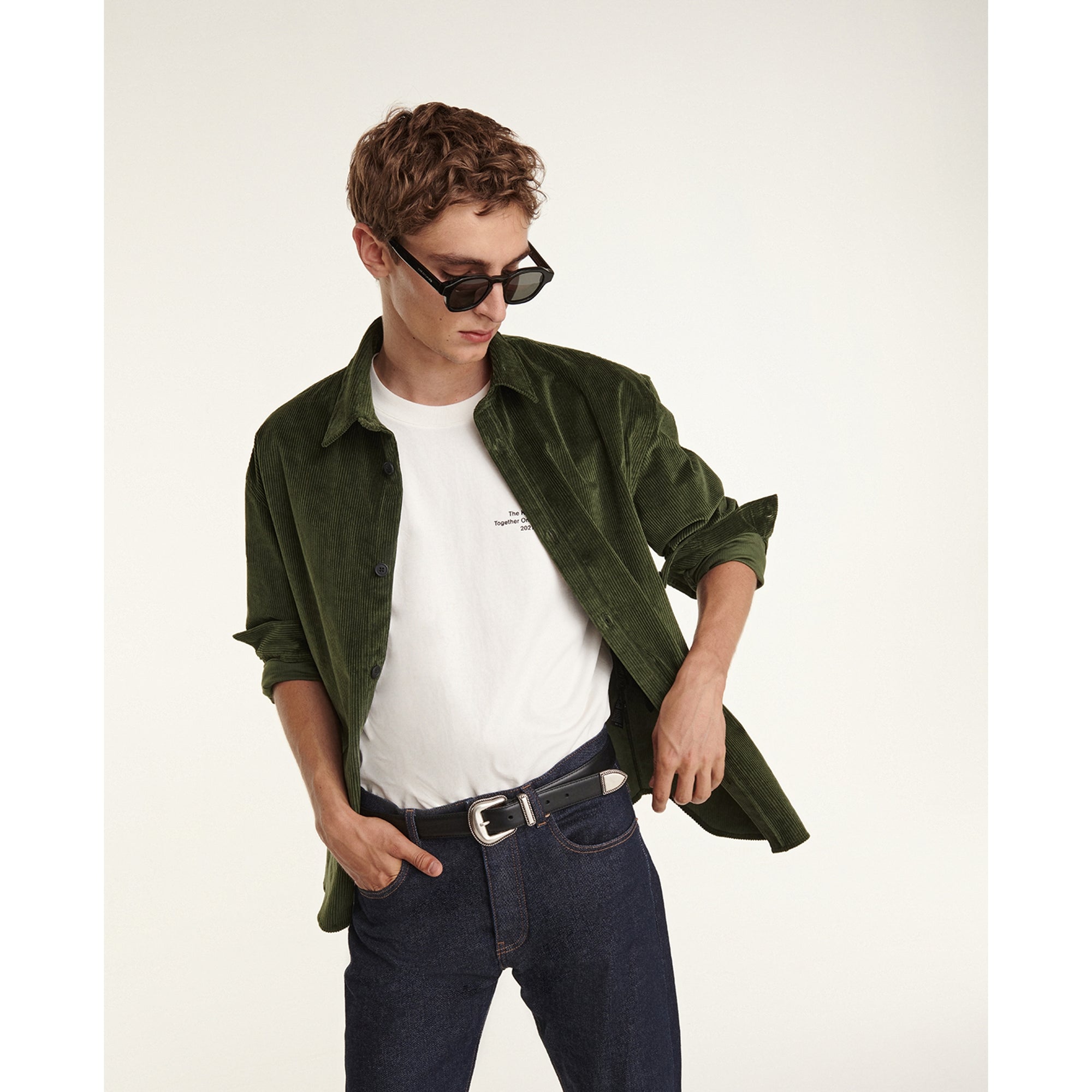 Corduroy Shirt | Men | Green