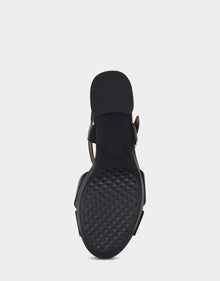 Cosmos Sandal | Black Leather