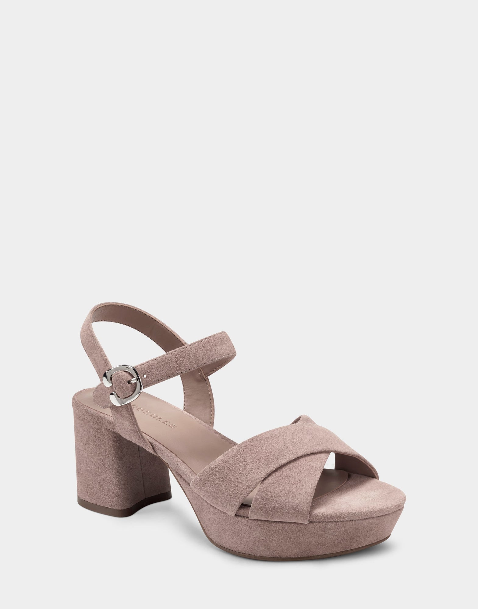 Cosmos Sandal | Blush Suede