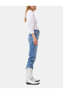 Cotton Poplin Smock Blouse | Bright White