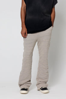 Crease Panel Sweatpants | Grey