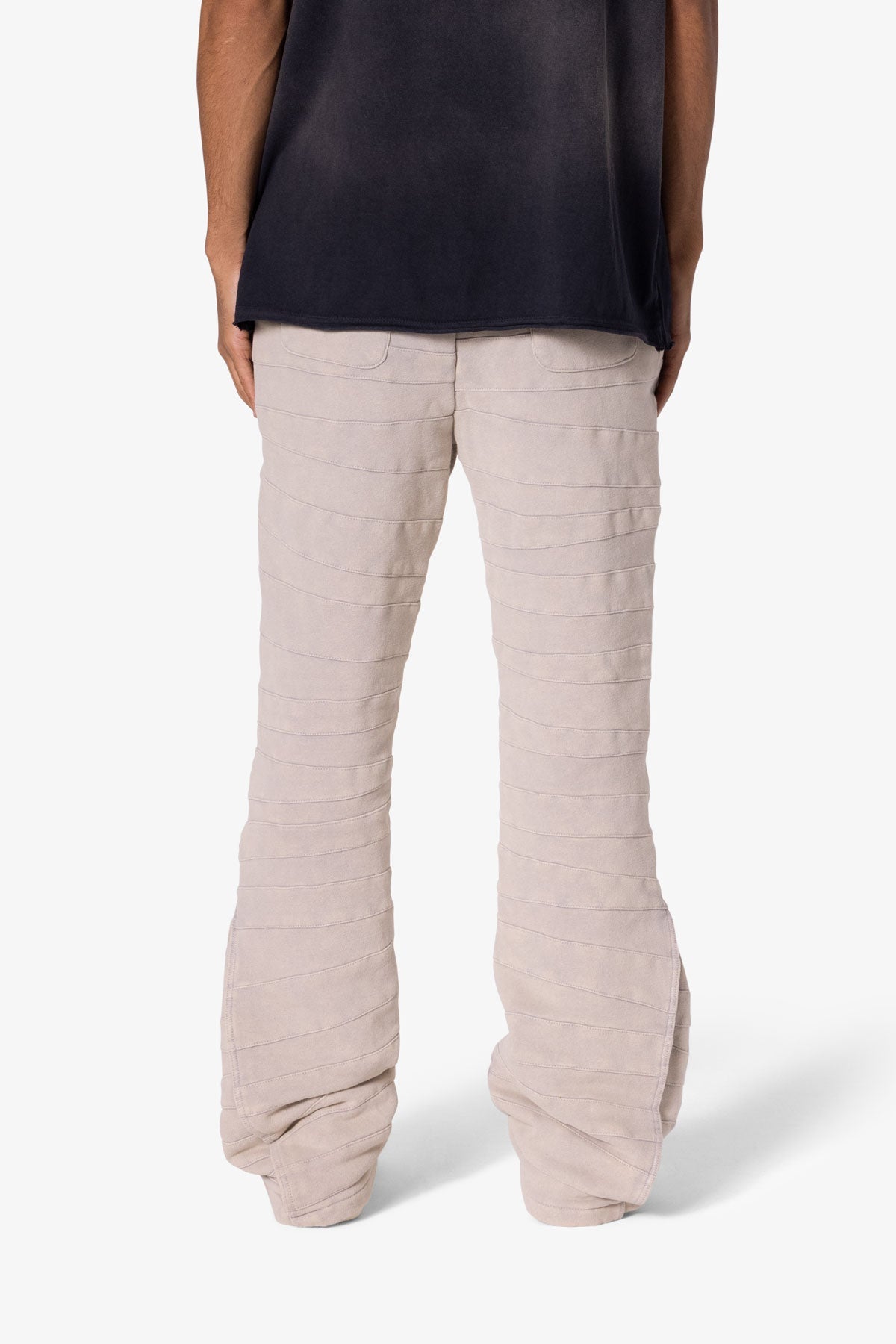 Crease Panel Sweatpants | Grey