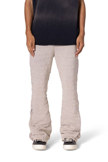 Crease Panel Sweatpants | Grey