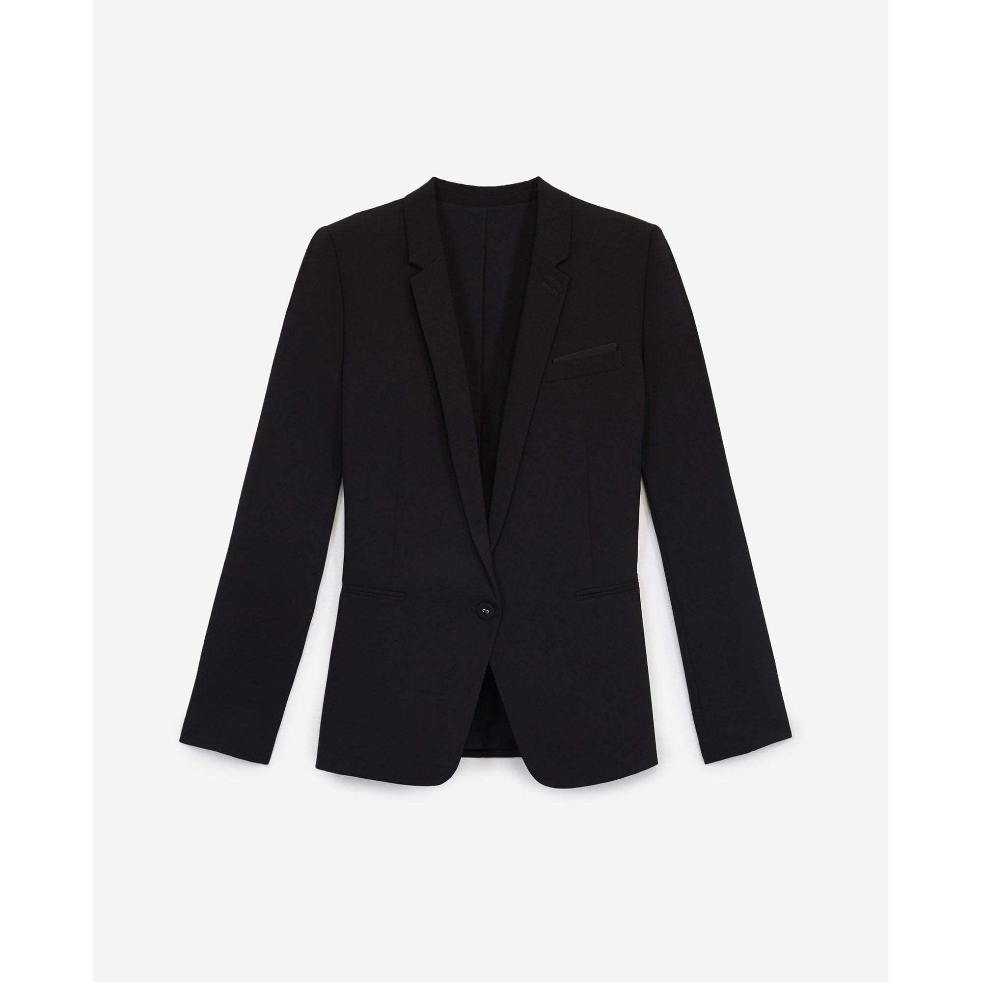 Crepe Suit Jacket | Women | Black